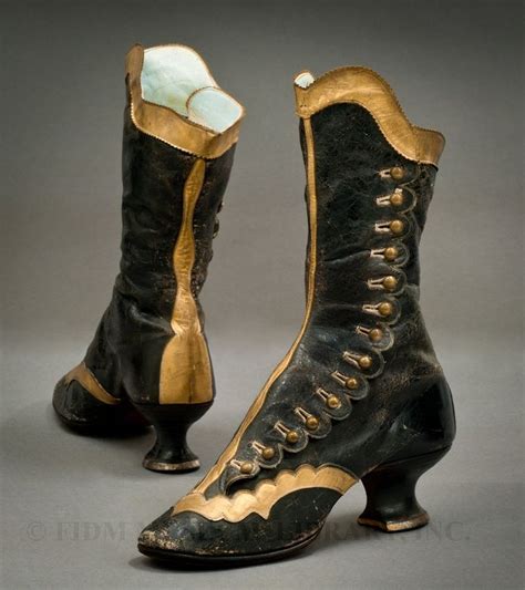 Side-button boots, 1870s - FIDM Museum