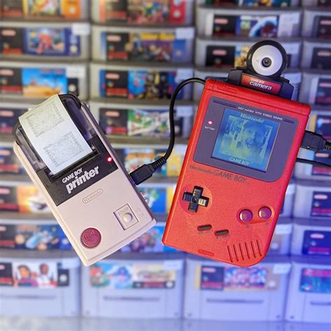 The Nintendo Game Boy Printer / Camera Bundle - Red DMG - Buy at Retro Sect