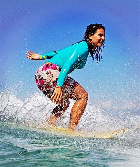 Tulsi Gabbard Surfing