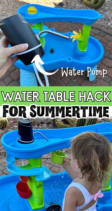 Easy Water Table Hack for Summer