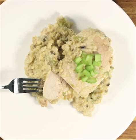 Chicken Rice Casserole in a Slow Cooker | FaveHealthyRecipes.com