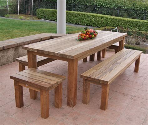 Reclaimed, Recycled Teak Patio Furniture - Rustic - Patio - San ...