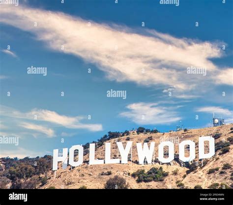 LOS ANGELES, USA - CIRCA AUGUST 2020: Hollywood sign in Los Angeles on ...