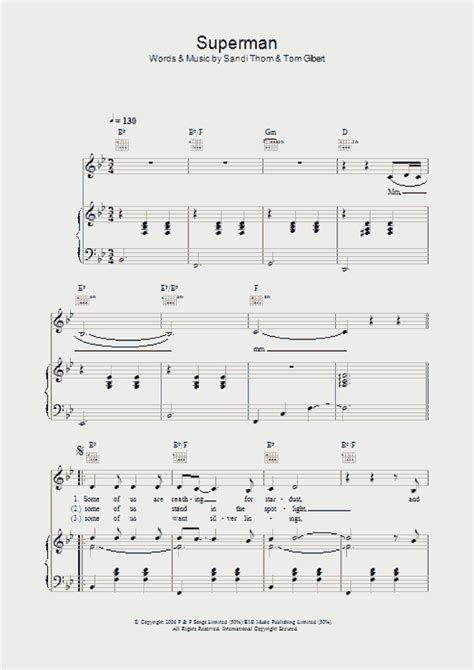 Superman Piano Sheet Music | OnlinePianist