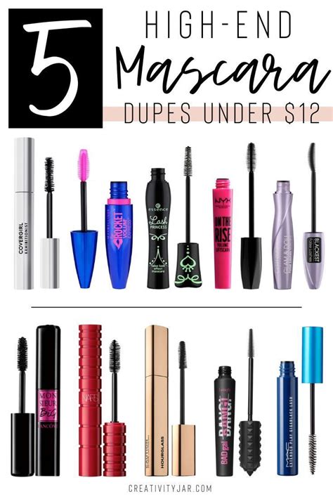 5 High End Mascara Dupes Under $12 - Creativity Jar in 2020 | Mascara ...