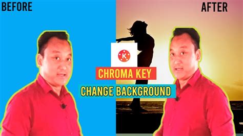 Changing background video in kinemaster using chroma key - YouTube