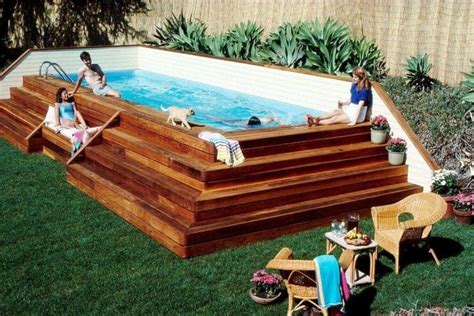 20 Best Above Ground Swimming Pool with Deck Designs