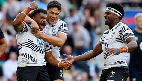 Rugby World Cup: Fiji savour historic win at Twickenham, as struggling ...