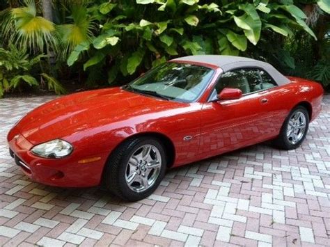 Sell used 1999 Jaguar XK8 cherry red Convertible - Unbelievable with ...