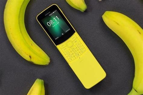 With its distinctive shape and sliding key cover, the Nokia banana ...