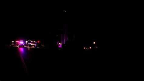 Flashing Semi truck lights at Accident Stock Video Footage 00:16 SBV ...