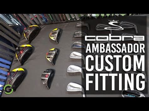 COBRA GOLF CUSTOM FITTING 2019 - YouTube