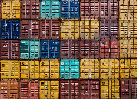 colorful, container, van, cargo, wharf, travel, shipping, cargo container | Piqsels