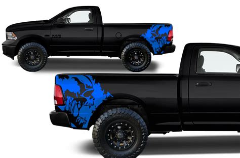 Dodge Ram Truck 1500/2500/3500 (2009-2018) Custom Vinyl Decals SCREAM – Factory Crafts