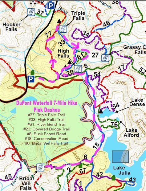 Carolina north forest Trail Map | secretmuseum