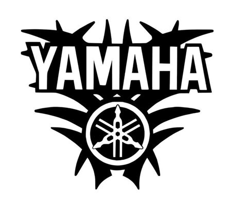 YAMAHA Wall Art Decal Sticker Stencil Bike motorcycle Vinyl Racing Sports logo - Etsy | Yamaha ...