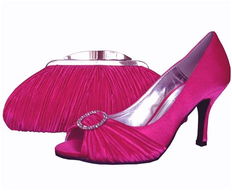 Lunar Fuchsia Pink Evening Shoes | Sole Divas