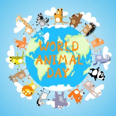 World Animal Day is celebrated on 4th October each year, all over the ...