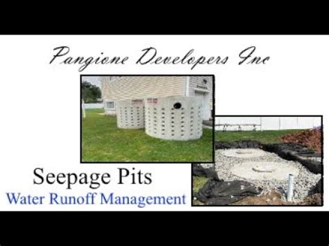 SEEPAGE PIT - Water Management Systems | Pangione Developers Inc - YouTube