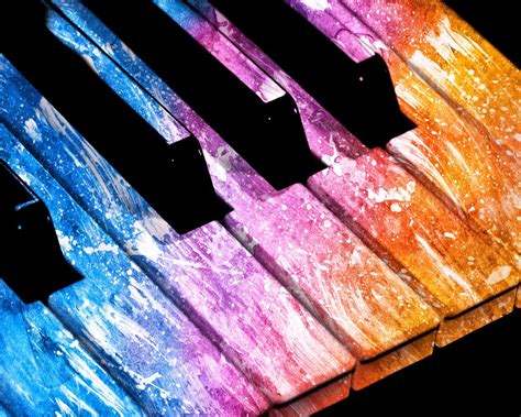 Rainbow Piano Keys — Shimmer Stitch