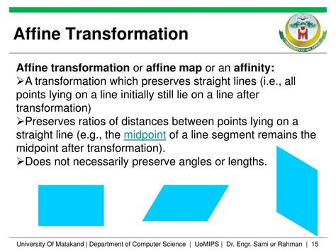 PPT - Digital Image Processing Lecture 9: Rotation, Scaling, Shear ...