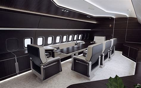 'Onegin' Business Jet Interior Design on Behance | Interior design ...