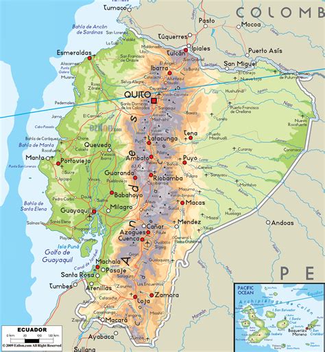 Printable Map Of Ecuador - Printable Word Searches