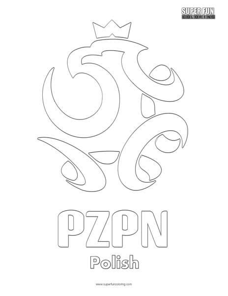 Poland Football Coloring Page - Super Fun Coloring