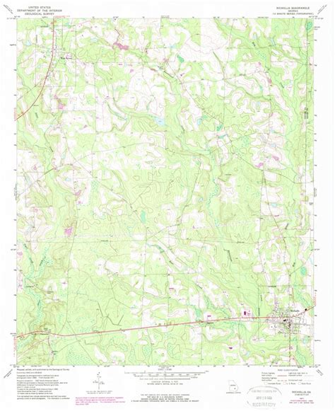 Nicholls, GA (1971, 24000-Scale) Map by United States Geological Survey ...