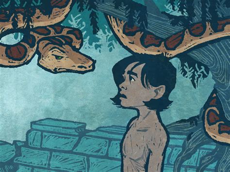 Mowgli & Kaa by Ingvard the Terrible - Dribbble