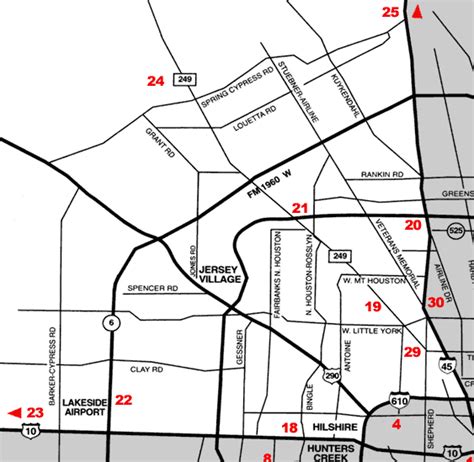 Northwest Houston Apartments Map