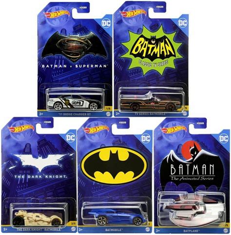 Buy Hot WheelsBatman 2022 Batmobile Complete Set of 5 Diecast Vehicles ...