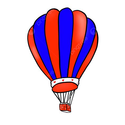Hot Air Balloons Clipart Transparent PNG Hd, Red Blue Balloon Hot Air Balloon Clipart, Balloon ...