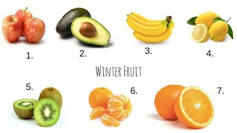 What's in season- Winter fruits and vegetables - The Organic Place