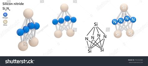 Silicon Nitride Formula Si3n4 N4si3 White 스톡 일러스트 755332585 | Shutterstock