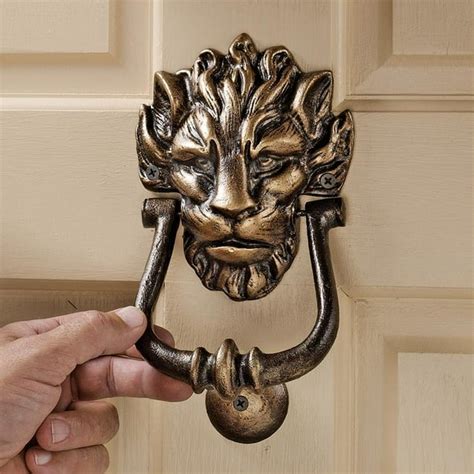 Design Toscano 10 Downing Street Lion Authentic Foundry Iron Door Knocker - Walmart.com ...