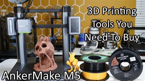 AnkerMake M5 For Beginners 9: 3D Printing Tools YOU Need! - YouTube