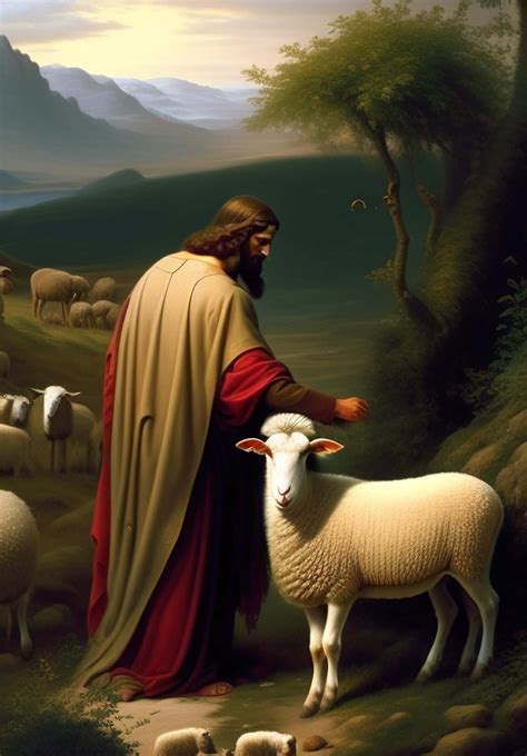 [100+] Jesus With Sheep Wallpapers | Wallpapers.com