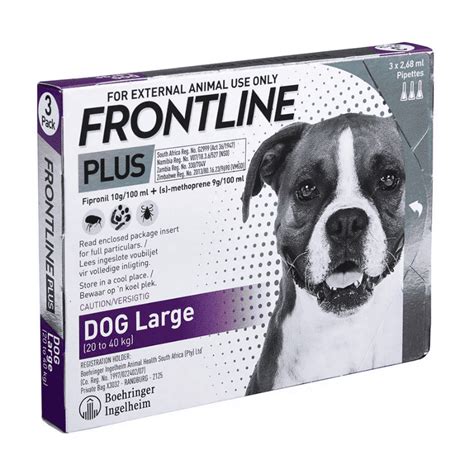 Frontline Plus Large Dog 20-40kg Tick & Flea Treatment - Puppify - Pet ...