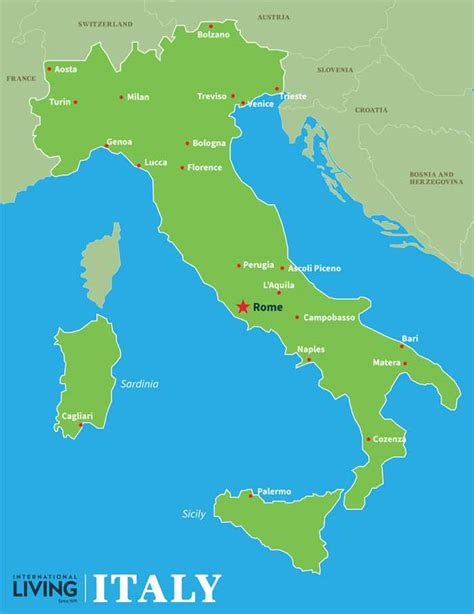 Italian Map In Italian