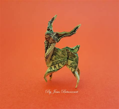 DOLLAR DEER | Dollar bill origami, Money origami, Origami art