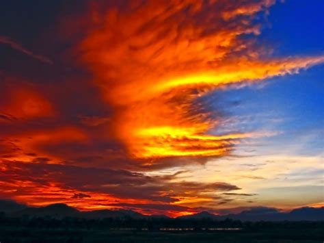 Fire Sky Free Stock Photo - Public Domain Pictures