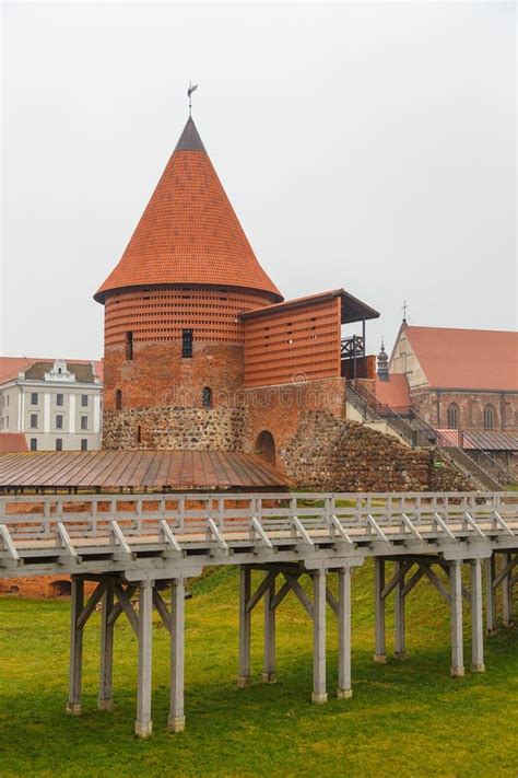 Kaunas Castle, a Medieval Castle Situated in Kaunas. Editorial Stock ...