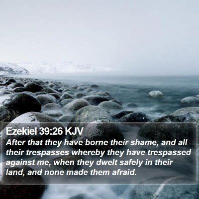 Ezekiel 39 Scripture Images - Ezekiel Chapter 39 KJV Bible Verse Pictures