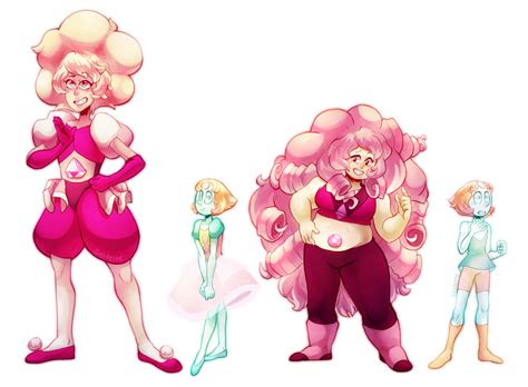 Steven Universe - Pink Diamond, Pearl, Rose Quartz by Sandette on DeviantArt