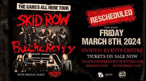 Buckcherry Tour 2024: Rock the Stage with Skid Row