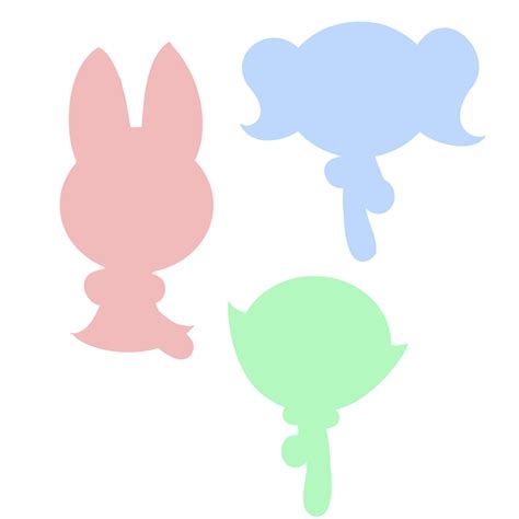 Powerpuff Girls Colored Silhouette by BloomBrick101 on DeviantArt