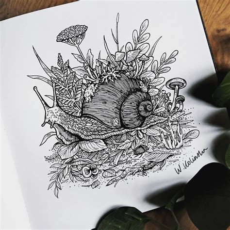 I Create Intricate And Detailed Drawings Of Animals Embedded With Their ...