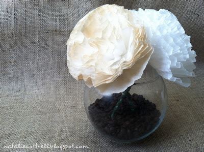 Use Your Words, Little Girl: DIY Coffee Filter Flowers