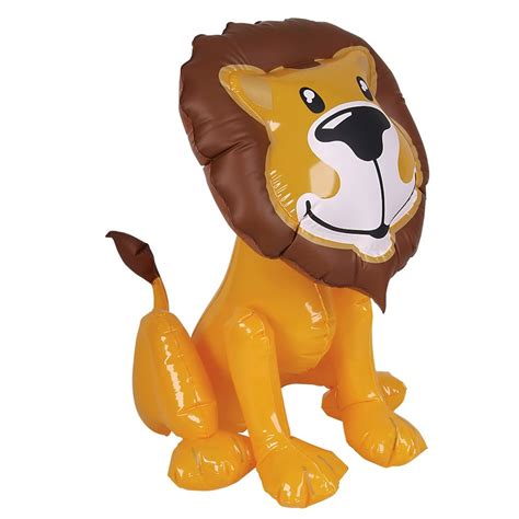 Inflatable Lion Toy | Blow Up Animals For Kids' Parties